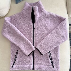 J. Crew Purple Fleece Jacket